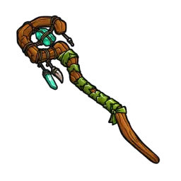 Druid Staff — craftable TerraX item